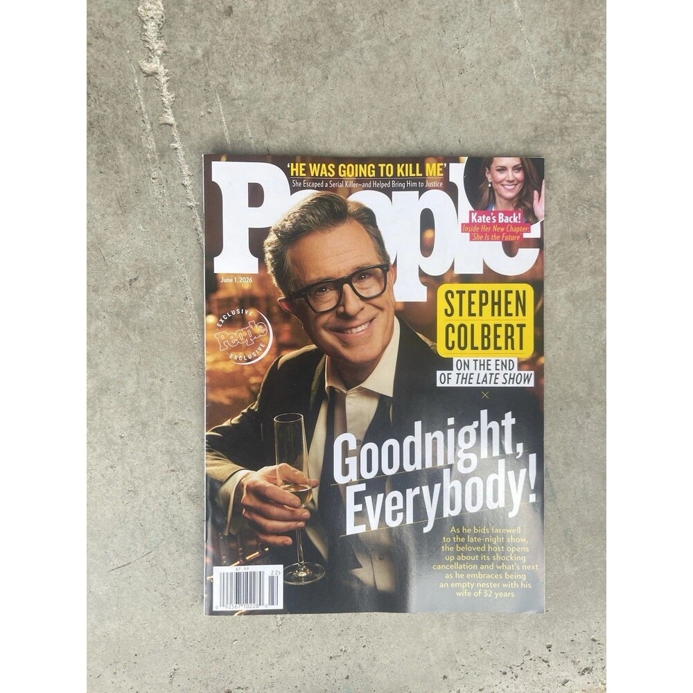 BRAND NEW People Magazine June 1 2026 Stephen Colbert USA